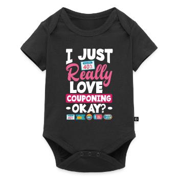 Funny Extreme Couponing Coupon Gift - Baby Premium short-sleeve bodysuit - black - Front