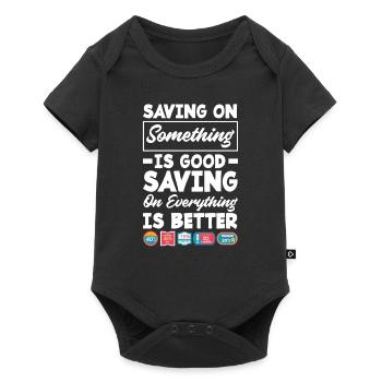 Funny Extreme Couponing Coupon Gift - Baby Premium short-sleeve bodysuit - black - Front