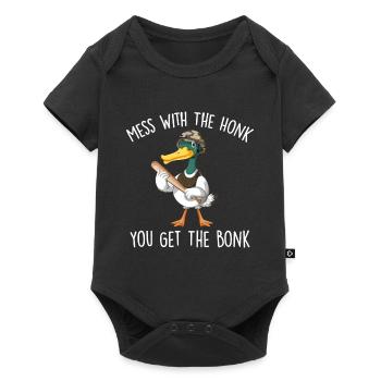 Mess With The Honk You Get The Bonk - Body à manches courtes Premium Bébé - noir - Devant