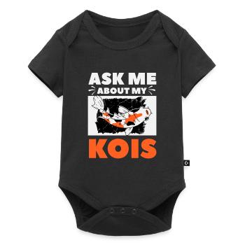 Koi Fish Japonais - Body à manches courtes Premium Bébé - noir - Devant