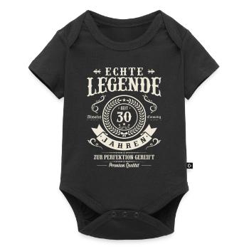 30 Jahre Meisterwerk - Baby Premium Kurzarmbody - Schwarz - Vorne