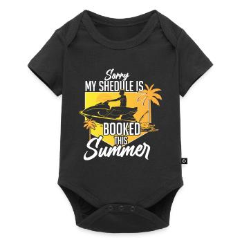 Je suis désolé que mon emploi du temps soit sorti cet été - Body à manches courtes Premium Bébé - noir - Devant
