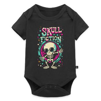 Skull Fiction Skull Skull Gift Idea - Baby Premium short-sleeve bodysuit - black - Front