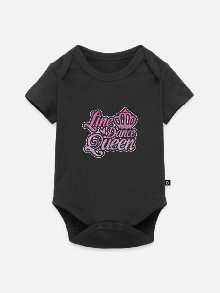 Linedance - Baby Premium Kurzarmbody - Schwarz
