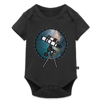 Telescope Clearsky Telephotography Astronomy - Baby Premium short-sleeve bodysuit - black - Front