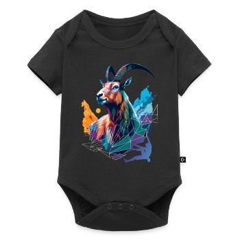 Climbing, Bouldering, Mountains, Mountaineer, Alpinist - Baby Premium short-sleeve bodysuit - black - Front