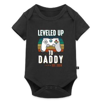 Level Up To Daddy 2024 - Baby Premium short-sleeve bodysuit - black - Front