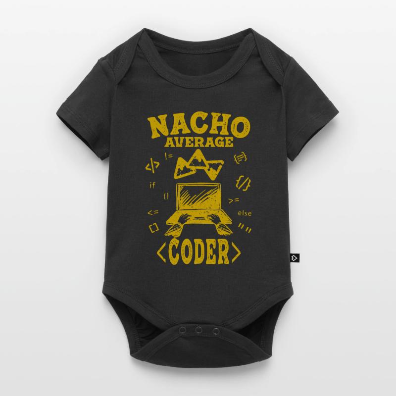 Programmierer Codierung Lustig Nacho Durchschnittlicher Hacker Computer Baby Premium Kurzarmbody