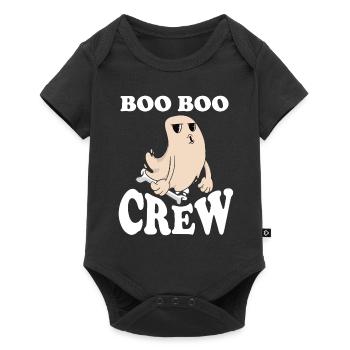 Ghost Boo Boo Crew - Baby Premium short-sleeve bodysuit - black - Front