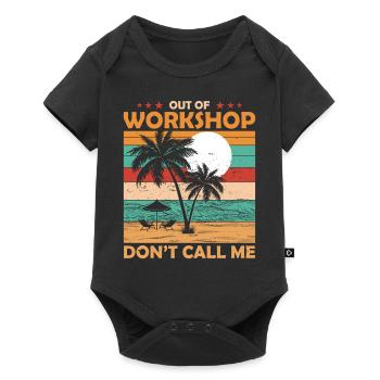 Engineer retirement from the workshop pension - Baby Premium short-sleeve bodysuit - black - Front
