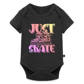 skate skating - Baby Premium short-sleeve bodysuit - black - Front