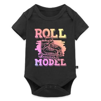 Roller roulant - Body à manches courtes Premium Bébé - noir - Devant