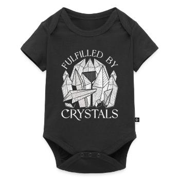 Crystal Healer Crystal Healing Crystals - Body à manches courtes Premium Bébé - noir - Devant