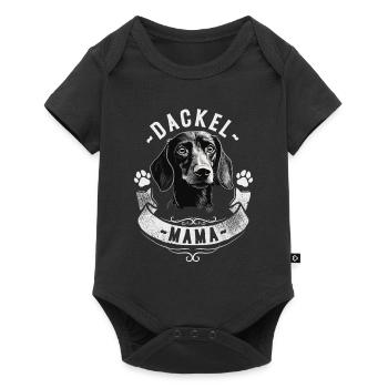 Teckel Maman - Body à manches courtes Premium Bébé - noir - Devant