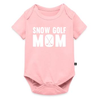 Snow Golfer Maman Outfit Femmes - Body à manches courtes Premium Bébé - rose - Devant