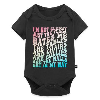 Groovy Clumsy Women Sarcasm Joke - Body à manches courtes Premium Bébé - noir - Devant