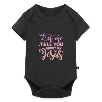 Bible Bible Versets chrétiens Don de Jésus - Body à manches courtes Premium Bébé - noir - Devant