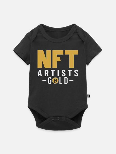 NFT - Baby Premium Kurzarmbody - Schwarz