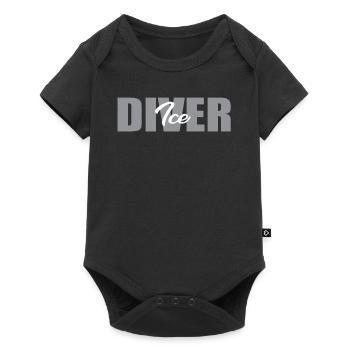 Plaon lettering - Baby Premium short-sleeve bodysuit - black - Front