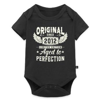 Vintage 2012 Birthday Joy - Baby Premium short-sleeve bodysuit - black - Front