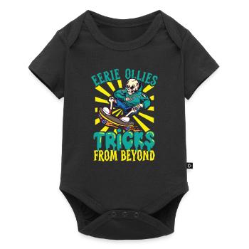 Horror Skateboarder Halloween Skateboard Gift - Baby Premium short-sleeve bodysuit - black - Front