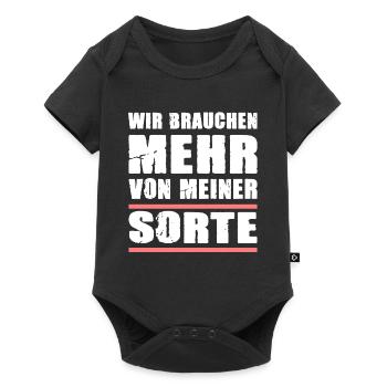 Wir Brauchen Mehr Von Meiner Sorte für Männer - Baby Premium Kurzarmbody - Schwarz - Vorne