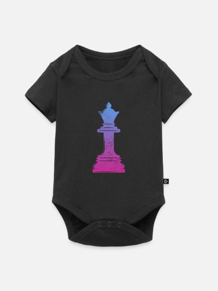 Schach - Baby Premium Kurzarmbody - Schwarz