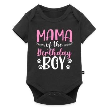 Mama Of The Birthday Boy Dog Birthday - Baby Premium short-sleeve bodysuit - black - Front