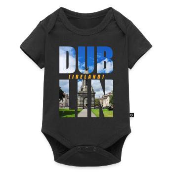 Dublin Irlande Souvenir - Body à manches courtes Premium Bébé - noir - Devant