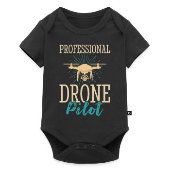 Drone - Body à manches courtes Premium Bébé - noir - Devant