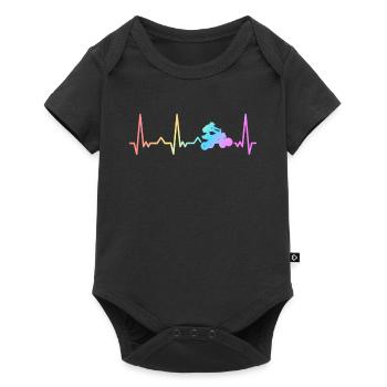 Quad Quads Four Wheels Motorsport - Baby Premium short-sleeve bodysuit - black - Front