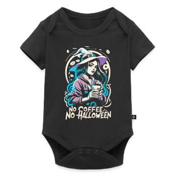 No Coffee No Halloween Coffee Lover Witch - Baby Premium short-sleeve bodysuit - black - Front