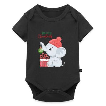 Babys 1st Christmas - Baby Premium short-sleeve bodysuit - black - Front