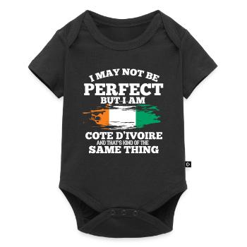Côte d’Ivoire - Body à manches courtes Premium Bébé - noir - Devant