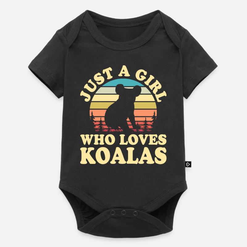 Koala - Body à manches courtes Premium Bébé - noir