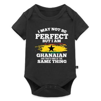 Ghana - Body à manches courtes Premium Bébé - noir - Devant