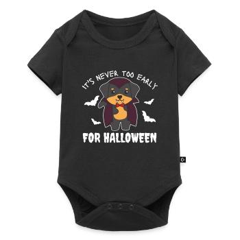 Rottweiler it's never too early for Halloween vampire - Baby Premium short-sleeve bodysuit - black - Front