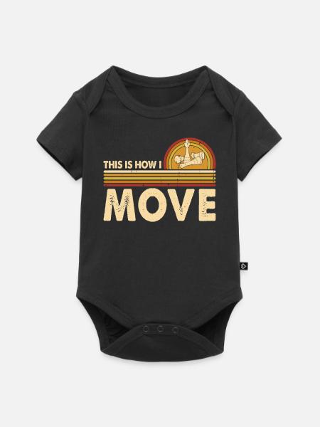 Schach - Baby Premium Kurzarmbody - Schwarz