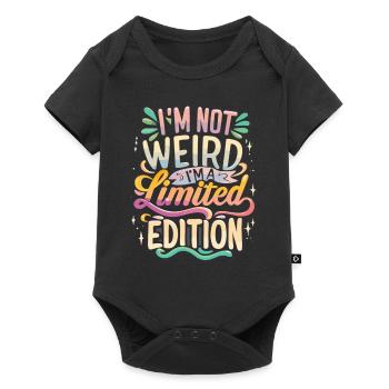 Je suis une édition limitée - Body à manches courtes Premium Bébé - noir - Devant