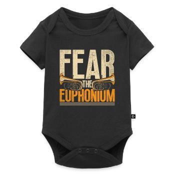 Peur L’Euphoniste Euphonium - Body à manches courtes Premium Bébé - noir - Devant