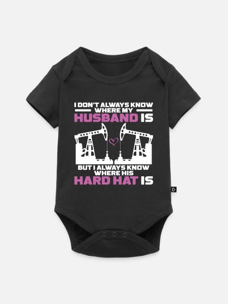 Ölfeldarbeiter Rig Roughneck Ölfeldfrau - Baby Premium Kurzarmbody - Schwarz