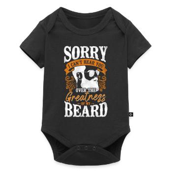 Amant barbe Homme barbu Désolé je - Body à manches courtes Premium Bébé - noir - Devant