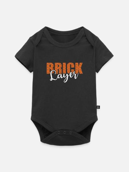Brick Layer Handwerker Beruf - Baby Premium Kurzarmbody - Schwarz