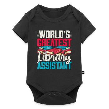 Librarian Library Assistant - Baby Premium short-sleeve bodysuit - black - Front