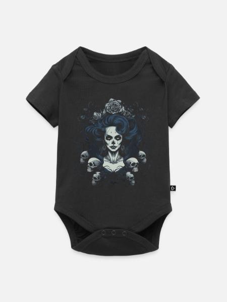 Gothic Ästhetik Goth - Baby Premium Kurzarmbody - Schwarz