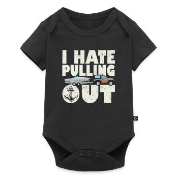 I hate to pull out Funny Sailing Sailing - Baby Premium short-sleeve bodysuit - black - Front