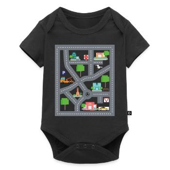 Play Rug Print Super Funny Dad Gift - Baby Premium short-sleeve bodysuit - black - Front