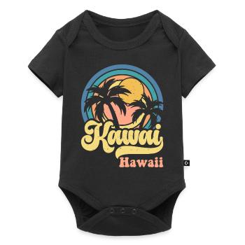 Hawaï - Body à manches courtes Premium Bébé - noir - Devant