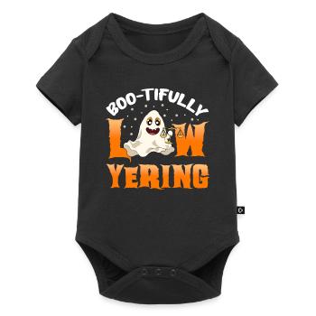Lawyer Halloween Pumpkin - Baby Premium short-sleeve bodysuit - black - Front