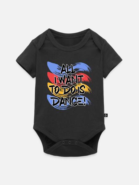 Breakdancing - Baby Premium Kurzarmbody - Schwarz